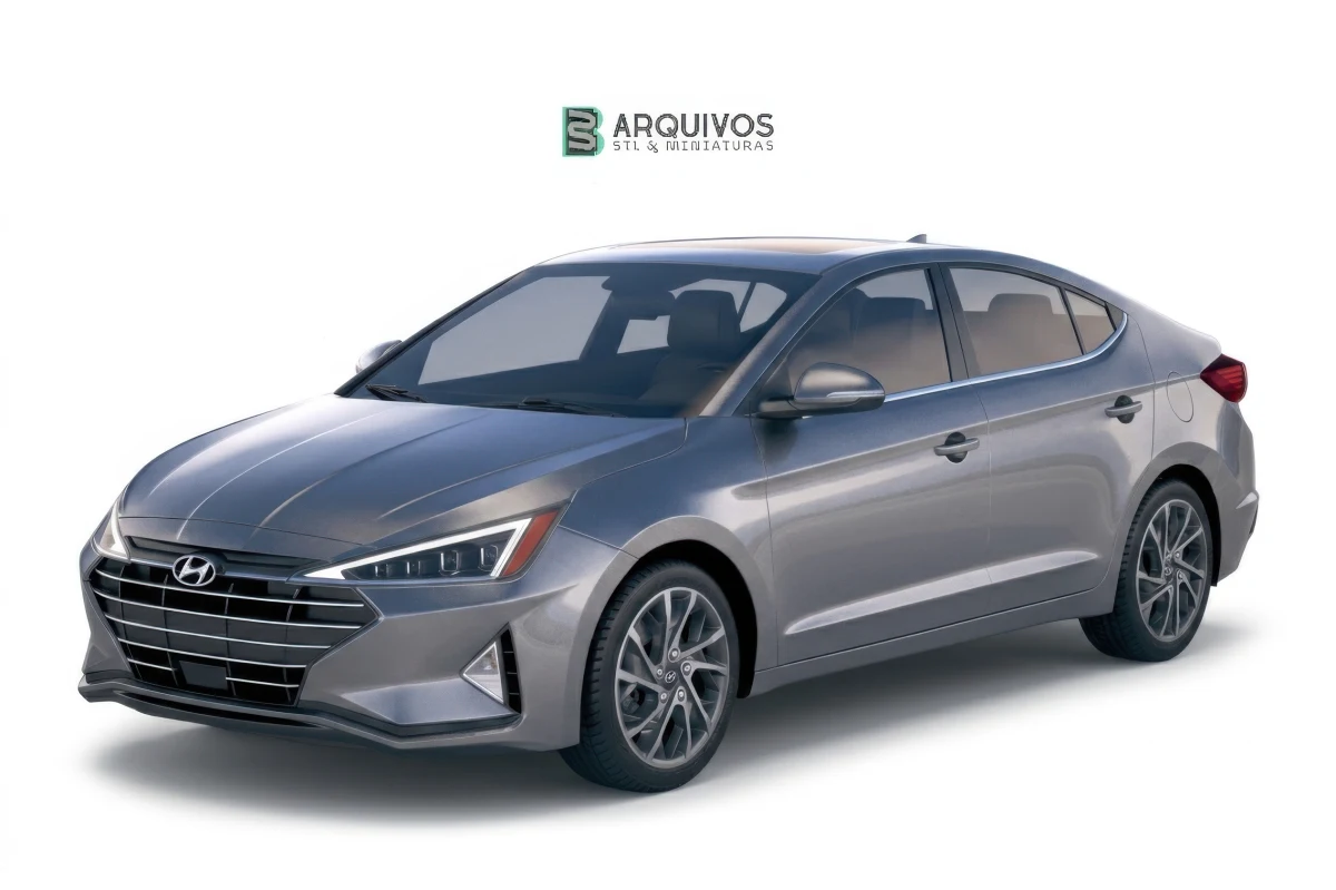 Modelo 3D STL - Hyundai Elantra 2019